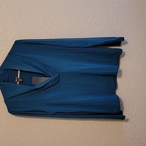 Kenneth Cole Reaction sz XL teal Women's shirt.